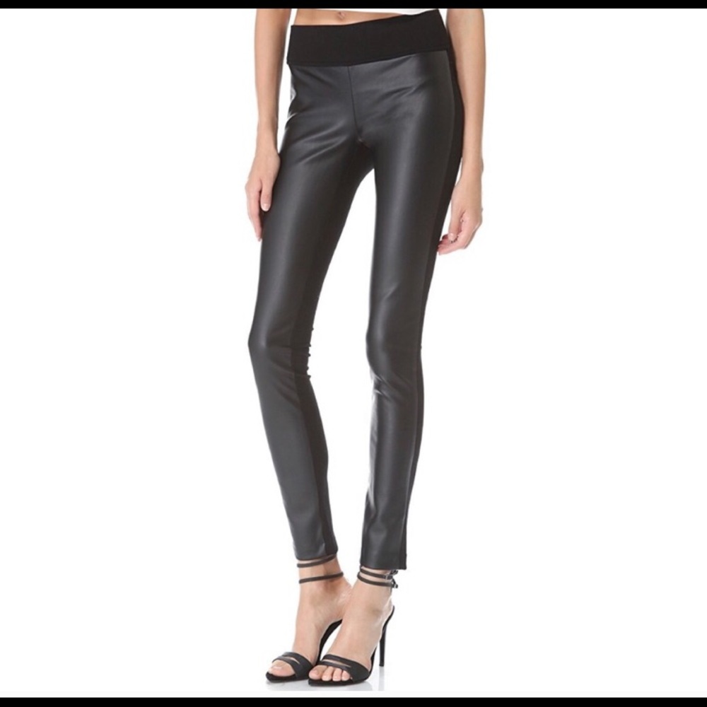 Club Monaco faux leather leggings